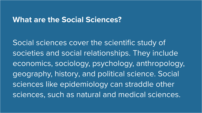 What are the Social Sciences?