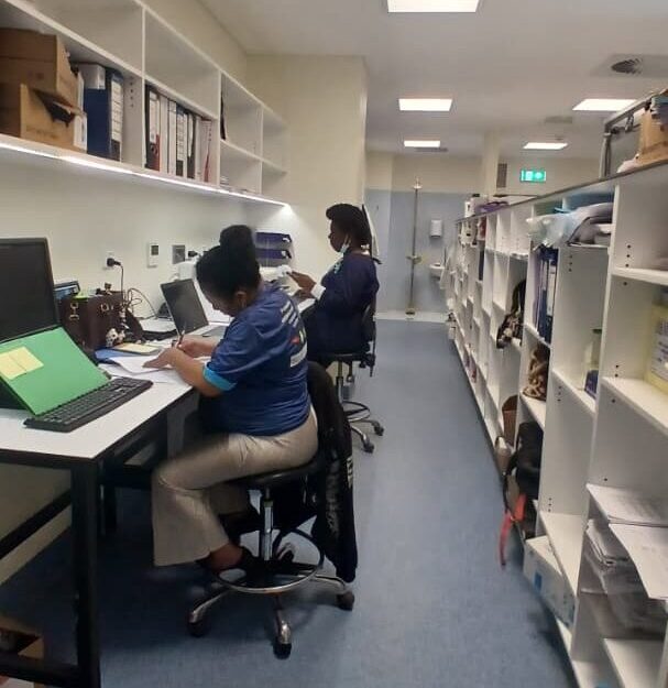 Port Moresby General Hospital Microsection - supported by the Fleming Fund.