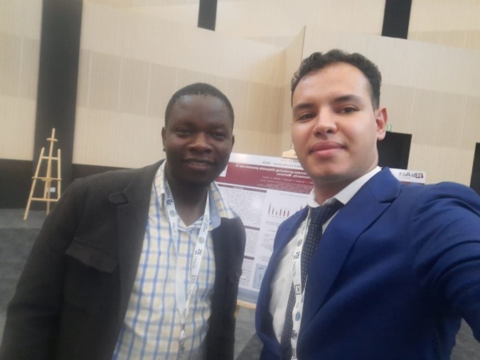 Amine and Peter at the Regional AMR Conference in Lusaka, Zambia (credit: SeqAfrica, DTU).