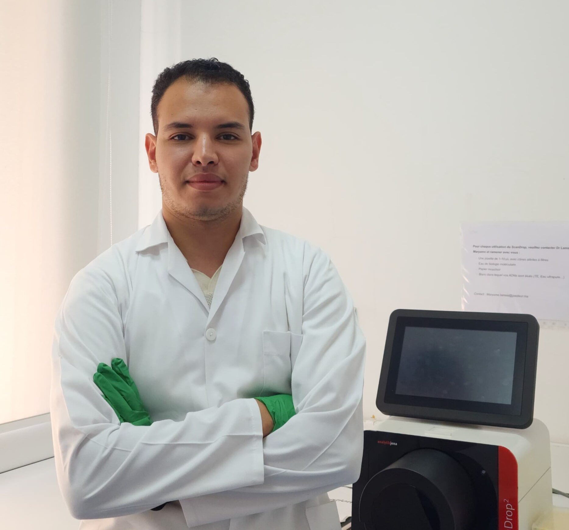 Aiddi Amine, SeqAfrica training participant (credit: DTU).