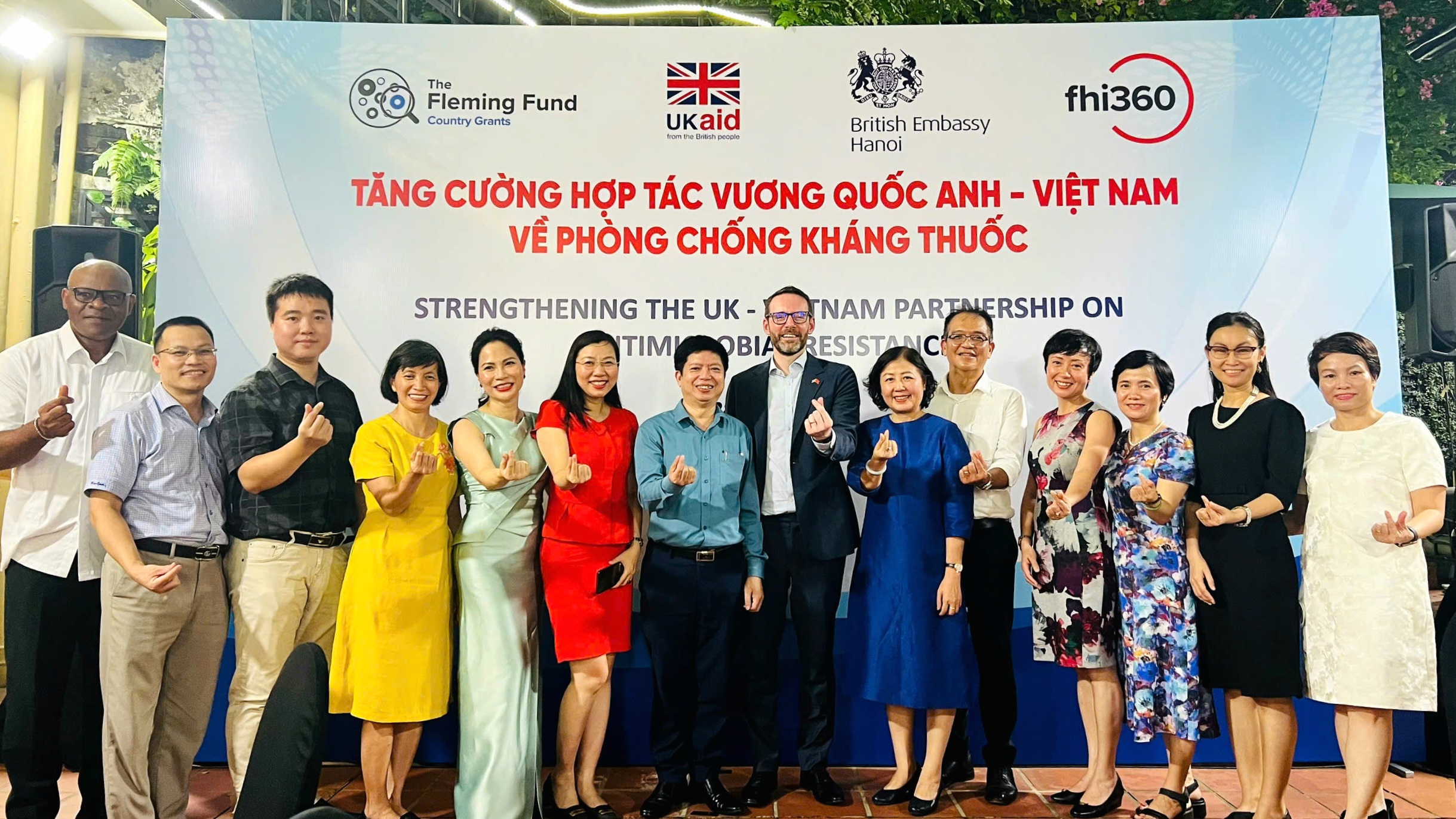 UK Ambassador to Vietnam and key government stakeholders committed to take actions in tackling AMR in Vietnam.